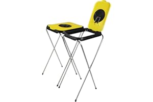 BigDean 2X Müllsackständer SwingFix GELB 120L Blauer Gelber Sack Einer Mülleimer Müllbeutelständer Müllsackhalter 120L