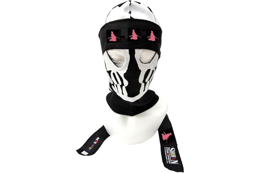 Combo Ninja Mask MEDELIN senior Mask & BLACK SAMURAI SWORD Costume headband FANCY DRESS, PARTY