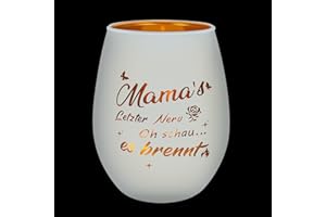 ‎COLDBLING Geschenk für Mama Teelichtglas, Gravur Windlicht Personalisiert, Muttertag, Weihnachten, Geburtstag Geschenke für Beste Mutter Schwiegermutter