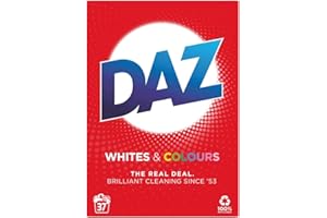 Daz Washing Powder Whites and Colours, 37 Washes, 2.4kg