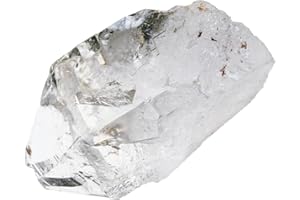 Erliway Natural Clear Quartz Raw Stone, 2-3'' Large Clear Quartz Raw Crystals, Rough Crystals and Healing Stones for Reiki, Fountain, Wire Wrapping, Crystal Decor & Tumbling (70-100g)