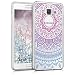Produktbild kwmobile Hülle für Samsung Galaxy A5 (2015) - TPU Silikon Backcover Case Handy Schutzhülle - Cover klar Indische Sonne Design Blau Pink Transparent
