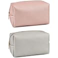TPZORJX Borsa per trucchi trapuntata Puffy, pochette trucchi,borsa per cosmetici, organizer da viaggio per articoli da toeletta, pochette da donna, pochette,borsa da viaggio donna (rosa