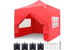 Gorilla Gazebo ® Pop Up 3x3m Heavy Duty Waterproof Commercial Grade Market Stall 4 Side Panels Leg Weights Pegs and Wheeled Carrybag