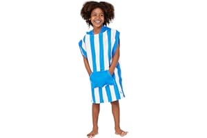 Dock & Bay Poncho à Capuche – pour Enfants – Serviette de Plage & Piscine – Très absorbante, sèche Rapidement - Compacte, Légère – Collection Mini – Contient Un Sac – Tailles Variables