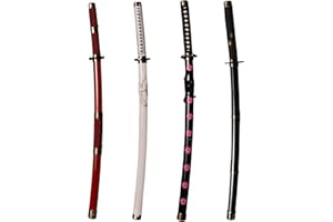 Skyward Blade Espada de Madera Roronoa Zoro Katana, Anime Original Textura Japonesa Samurái Espada, Kitetsu/Shusui Katana/Wado Ichimonji/Yubashiri para Colección Cosplay