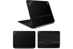 IMMOENUC 3-in-1 Tablets Skin Sticker Decals for 2024 iPad Pro M4 (A2836/A2837) Magic Keyboard 11 inch Full Body Protective case Vinyl Durable Materials wrap Cover Self-Adhesive,Pre-Cut（Black）
