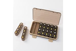 MAINPI Portapillole Settimanale a 7 Scomparti,Dispenser Pillole 7 Giorni Pill Box Giornaliero 28 Scomparti,Pill Organizer per Viaggio Uso Domestico,Portapillole per Vitamine,Integratori e Medicinali