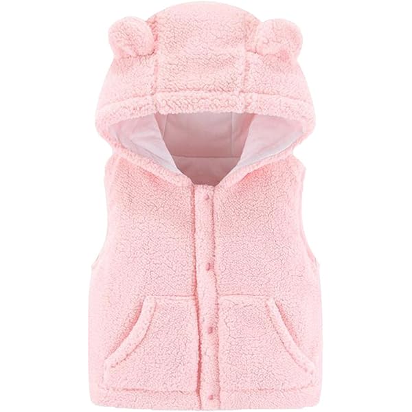 Kinder Fleeceweste Mit Sherpa-Futter | Ärmellose Thermo-Weste Für Jungen & Mädchen