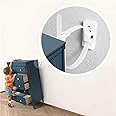 Furniture Straps (12packs), Baby Proofing Anti-Tip Furniture Anchor Straps kit, Falling Furniture Prevention Device, Safety Furniture Wall Anchors for Baby Proofing & Pet Protecting,White