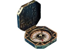 PATKAW Pirate Compass Toy Christmas Halloween Compass Toy Pirate Compass Toy for Hiking Camping Hunting Outdoor