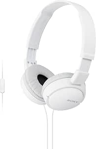 Sony MDR-ZX110AP - Cuffie on-ear con microfono, Bianco : Amazon.it:  Elettronica