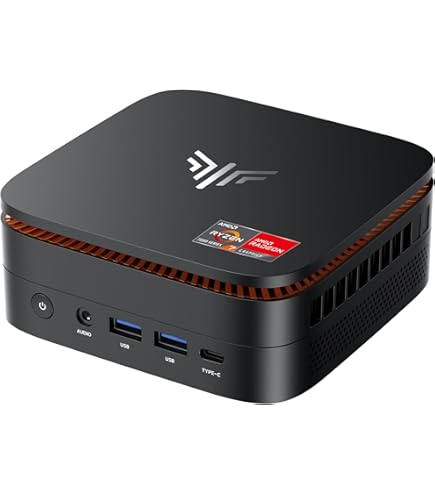 E3B Mini PC AMD Ryzen 7 5825U(Bis zu 4,5GHz) 16GB DDR4 512GB SSD