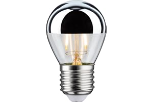 Paulmann 28664 LED-lampa glödlampa droppe 2,6W glödlampa huvud spegel silver 2700K varmvit E27