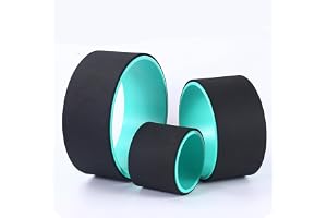 imuounl Back Roller-3-pack ryggsträckare för yoga och pilates | Ryggradssträckning och muskelspänning, skumvadderade rullar f