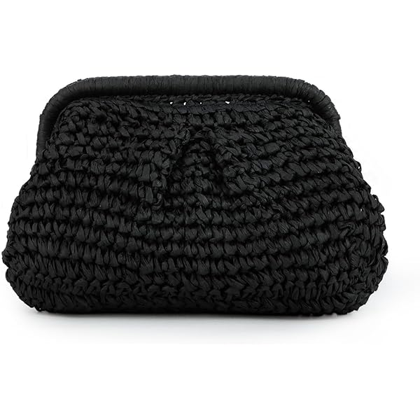 Grendly 3 x stro-clutch portemonnee voor vrouwen zomer strand hand bruiloft envelop brief tas kleur:, bruin Grendly 3 x stro-clutch portemonnee voor vrouwen zomer strand hand bruiloft envelop brief tas kleur:, bruin