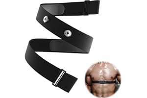 UOCAI Zamieniony pas piersiowy V3, zapasowy pasek do ANT, regulowany elastyczny pas zastępczy, pasuje do Polar H1, H10, H9, H7, Garmin