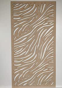 Dekoratives Heizkörper-Sichtschutzgitter Aus MDF – 1200 X 610 Mm | Perforiertes D1-Muster | 3 Mm Stärke | Lasergeschnitten