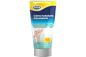 Scholl Crème Pieds Hydratante Adoucissante pour Peaux Sèches 75ml
