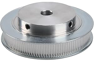 HOCENWAY 1pc GT2 120 Zähne Riemenscheibe Synchronrad 20mm Bohrung 120T 2GT Zahnriemenscheibe für 3D Drucker CNC Maschine 10mm oder 9mm Breite Gummigürtelgebrauch