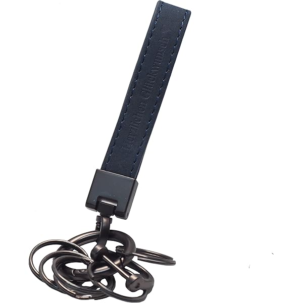 Portachiavi In Pelle Con Anelli Intercambiabili - Design Elegante, Confezione Regalo - Foto 4