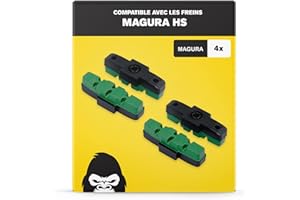 ALPHATRAIL Magura HS eBike Patin de Frein 2 Paire HS11 HS22 HS24 HS33 HS 33 RE HS 33 R Urban HS 33 R Trial HS 33 R Firmtech HS 33 R HSI I Haute Performance I Durable & Ajustement Parfait I Plaquette de Frein