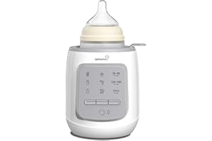 GROWNSY chauffe biberon bébé, stérilisateur 9 en 1 pour biberons, chauffe-plats pour bébé, chauffage et maintien au chaud rapides, décongélation, chauffe-biberon sans BPA