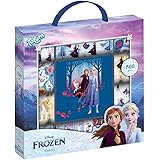 Frozen II Sticker Box con oltre 1100 adesivi su 14 rotoli, con i motivi di Anna & Elsa - Ideale per lo scrapbooking e il craf