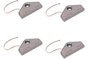 RUIMOU Kohlebürsten für Trocknermotor, kupferhaltig, 6597490 5007 (30 x 16 x 4 mm), kompatibel mit Miele Wäschetrockner 5153702/4490382, 4 Stück