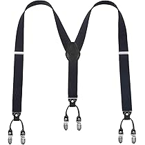 Olata Bretelle Sottili Unisex A Forma Di Y, Elastiche, Con Clip A - Foto 8