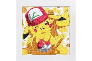 YOIMCKAY 5D Bricolage Diamond Painting Set Avec Cadre Photo, Cartoon Anime DIY Diamant Painting Kit Complet, Peinture Diamant Artisanat Strass Point de Painting pour Décoration Enfants Adultes, (15x20 cm)