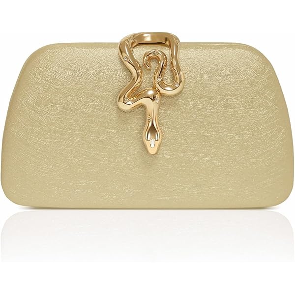 AZURAOKEY Trendige Acryl-Clutch für Damen, veganes Leder, Abendtasche, Y2K, Crossbody, Hochzeit, Party, Sommer, Strand, Braun