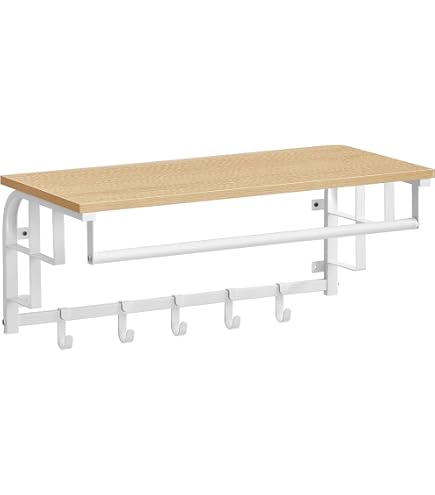 Ikea TJUSIG Aufhänger für Tür/Wand 60 cm [Weiß] Küche, Haushalt & Wohnen