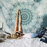 Tapiz regalo de Navidad, Mandala Elefante Colcha Tapiz Playa Boho Bohemio...