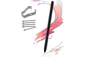 PEIDOG Stylet de Rechange pour Galaxy Tab S9 Ultra S (sansBluetooth) pour Samsung Galaxy Tab S9/S9+/S9 Ultra avec Pointes/Pointes (Noir)
