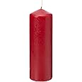 Bolsius pillar candle, for indoor and outdoor use, 200 x 68 mm, red