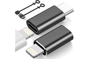 YLLZI Adattatore da Lightning a USB C per iPhone 15& Adattatore USB C a Lighting per iPhone 14/13/12, per altri dispositivi di tipo C, Connettore di Ricarica, Trasmissione Dati, Non Per Cuffie/Audio
