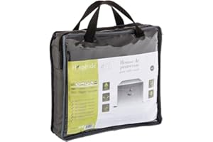 HESPERIDE Housse de table ronde - 200 x 80 cm - Ardoise