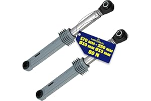 2 Stück Stoßdämpfer Waschmaschine 80N Ø10mm Ø13mm Länge 170 mm – 250 mm mit dem Originalcode DC66-00531C DC66-00343D DC66-00421B für Samsung - MONTERAL
