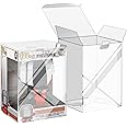 24 Pack Protectors Case Compatible with Funko- 4" Inch Pop Vinyl Figures, Crystal Clear Protectors, Heavy Duty Display Box w/ Protective Film & Locking Tab