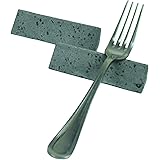 Set di 6 Poggiaposate in Pietra Lavica dell'Etna, accessorio di design per la tua tavola. Idea regalo