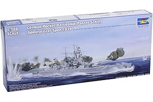 Trumpeter- Ger.Pocket Battleship Admiral G.Spee1930 Modellino, Multicolore, Medio, TRU05774