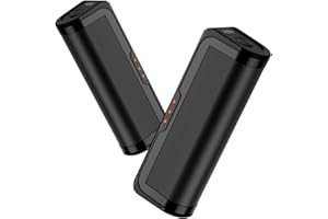 Jonwall Scaldamani Ricaricabile 2 Pezzi, Scaldamani Portatile Scaldamani Riutilizzabile USB Tascabile con 3 Livelli di Calore, Scaldamani Mini per Campeggio Golf, Regalo Caldo per Donne Uomini