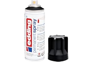 Edding 4-5200901 Farba Akrylowa w Sprayu, Czarny, 200 ml