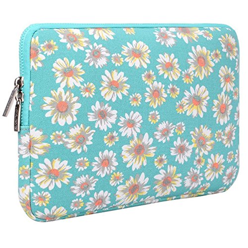 MOSISO Segeltuchstoff Hülle Sleeve Laptop Tasche für 13-13,3 Zoll MacBooks, Laptops Form: Goldene Chrysantheme. - 2