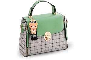 NICOLE & DORIS NICOLE&DORIS Sacs à Main pour Femme Sacs à Rabat Sacs à Main Mignons pour Fille Sacs à bandoulière Vert