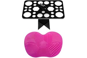 BYBOT 28 fori pennello trucco cremagliera Professionale pieghevole di essiccazione di pennelli di trucco Organizzatore Albero Makeup brushes Holder Supporto Strumento Cosmetic