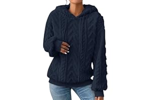 WZYYDS Sweat Polaire Capuche Hiver Chaud Veste Polaire Femme avec Capuche Grande Taille Manteau Pas Cher A La Mode Chic Kawaii Cordon De Serrage Manteau Velours Manche Longues Amples Pullover