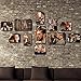 Produktbild HJKY Bilderrahmen Wand Set Professional Beauty Shop style Wall Bilder friseur Rahmenwand Friseursalons retro dekoriert Kombination von Fotos, Firewall