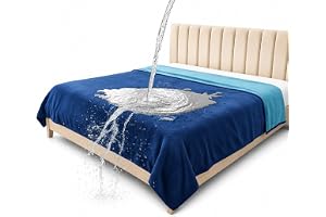 Bedding Aid Vattentät Reversibel Filt, Utmärkt Läckage-Säker Skyddande Överdrag för att Skydda Sängmadrass, Soffa, Soffa från